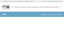 Tablet Screenshot of oftalmicairis.it
